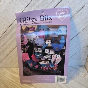 Cute Loot Glitzy Bitz Metallic Iron On Lame Pieces Gold Silver Red Green